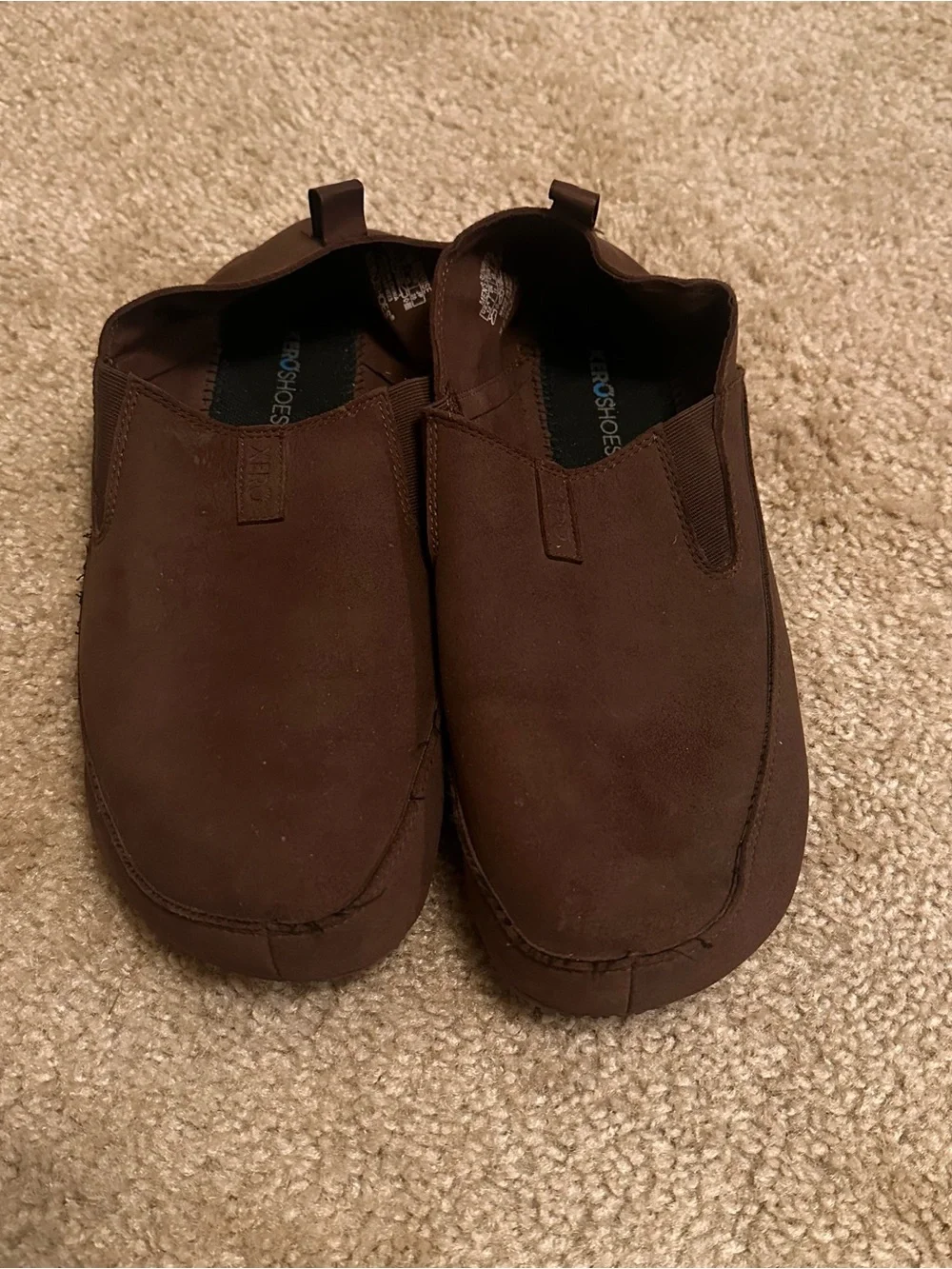 Xero Shoes Mens 12 Sunrise Barefoot Brown Slip On Loafers Shoes Walking 46